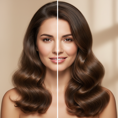 Avant/Après cheveux lifestyle