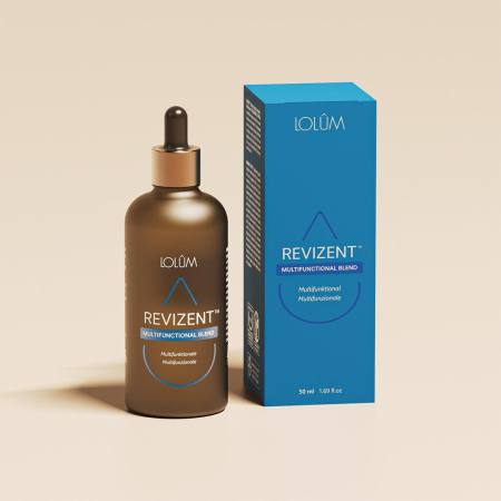 REVIZENT™ Lolûm – flacon 50ml avec packaging bleu Multifunctional Blend