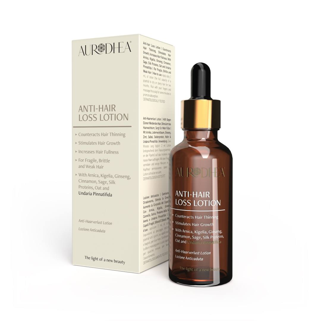 Lotion Anti-Chute Aurodhea - Packaging et flacon