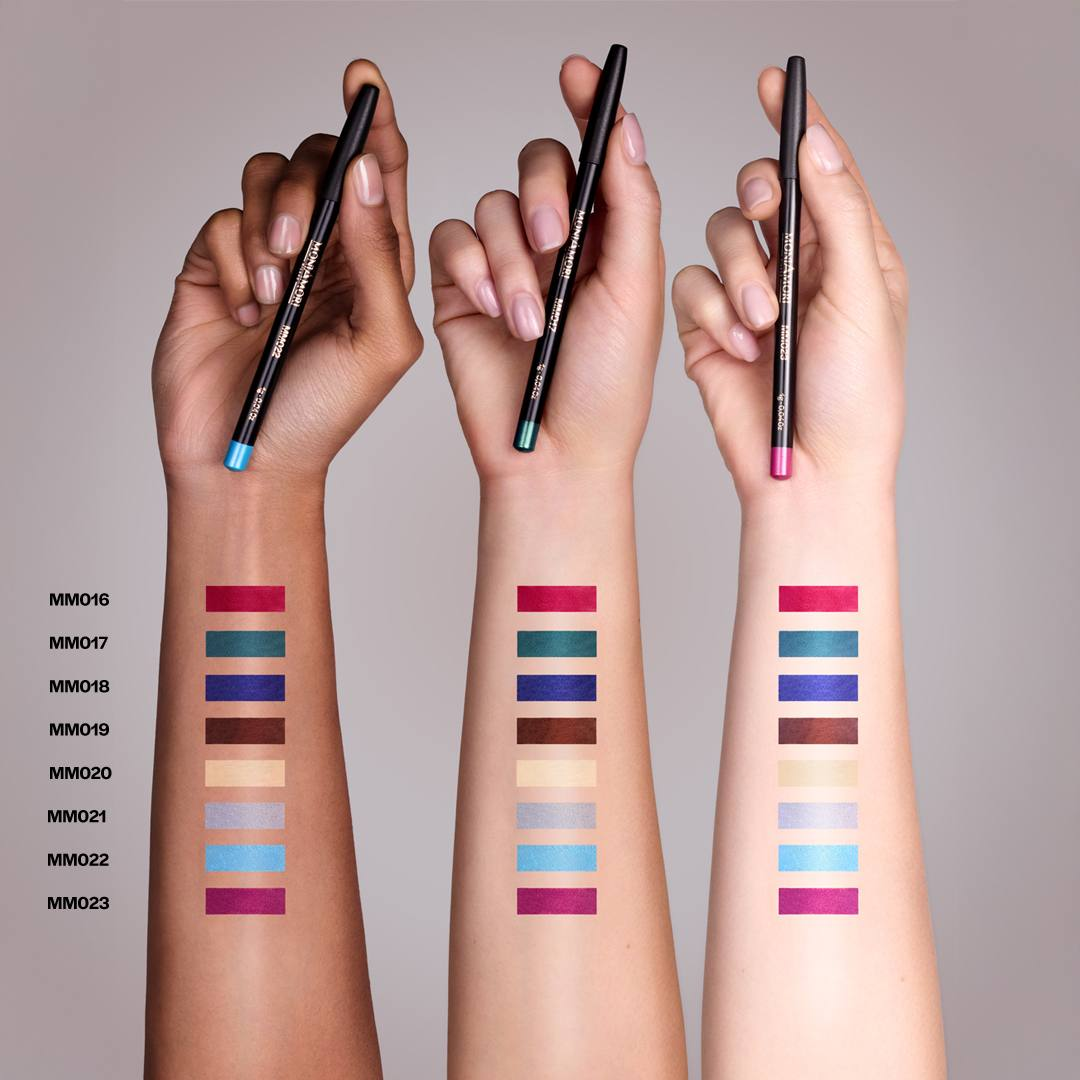 Swatches teintes MM016 à MM023 – Extra-EyeStay MoniAmori Milano