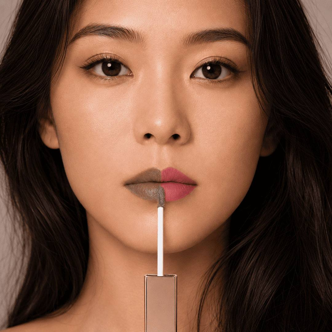 MyLip Secret avant/après application – effet peel-off MoniAmori
