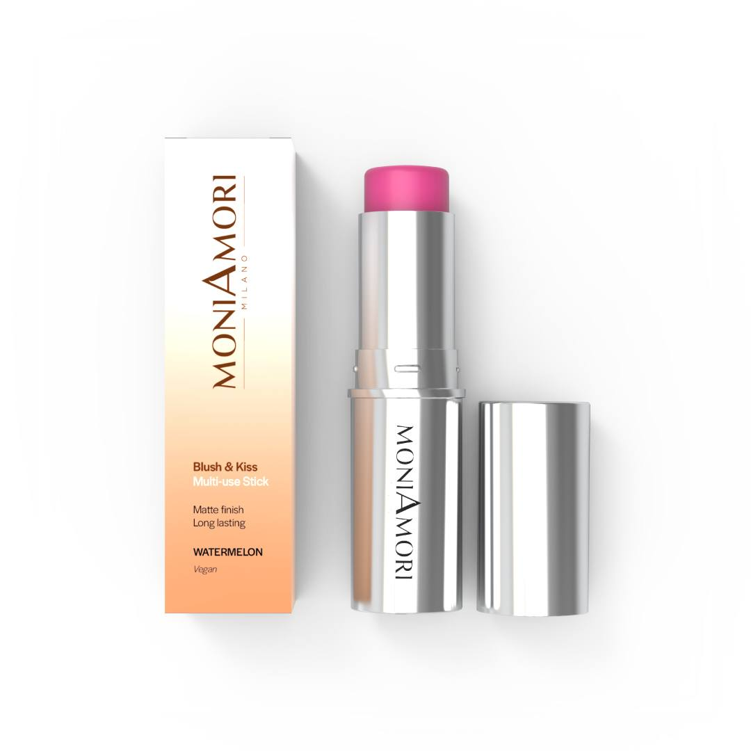Blush & Kiss Multi-use Stick Watermelon MoniAmori – produit et packaging