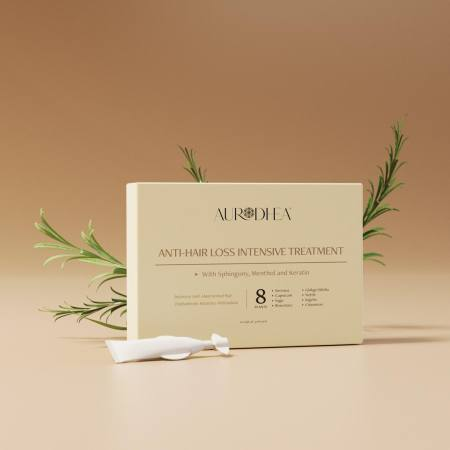 Ampoules Anti-Chute Aurodhea - Boîte avec plantes