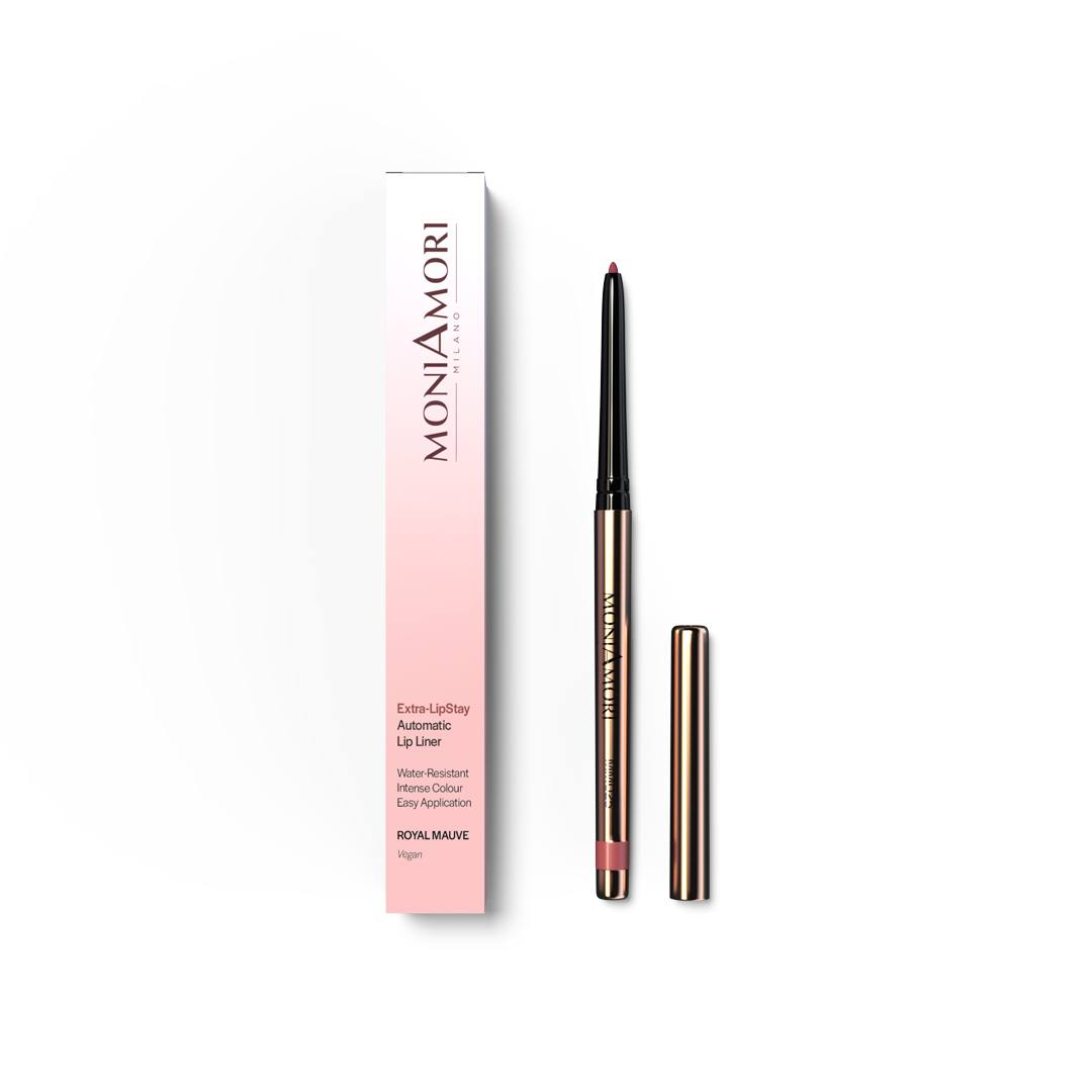Extra-LipStay Royal Mauve MM024 – packaging et crayon MoniAmori Milano
