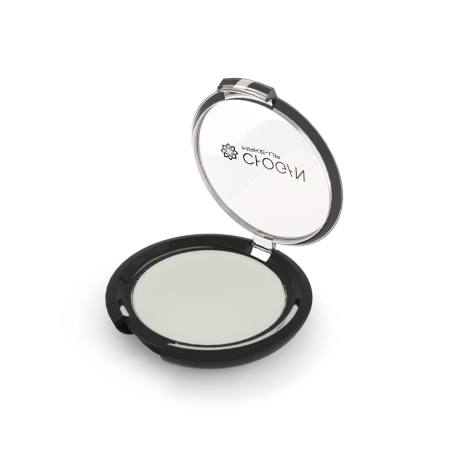 Ombre à Paupières Matte Chalk White MKOM16 – compact ouvert Chogan MAKE-UP
